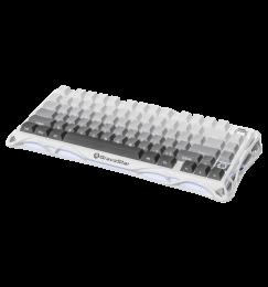 Клавіатура механічна GravaStar Mercury K1 80keys, GravaStar x Kailh Cheery Pink, EN/UKR, BT/WL/USB, білий