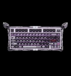 Клавіатура механічна GravaStar Mercury V75 Pro 80keys Magnetic Jade Gaming 8K USB-A RGB Iron Purple