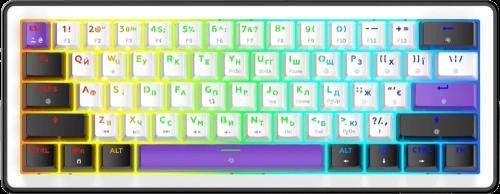 Клавіатура механічна HATOR Hellyberry HK60 White-Violet