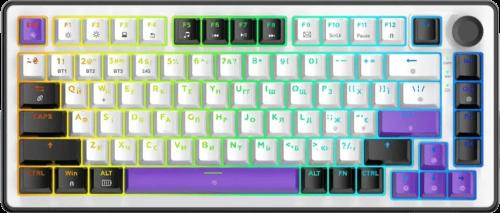 Клавіатура механічна HATOR Hellyberry HK75 wireless White-Violet