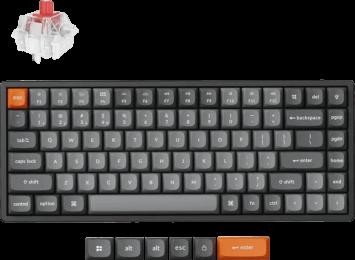 Клавіатура механічна Keychron K2 Max 84Key K Super Red Hot-swap RGB EN/UKR чорний ( K2M-J1-UA )