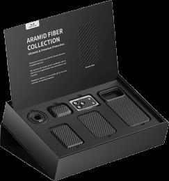 Комплект аксессуарів для телефона  KP-PM19 ARAMID FIBER COLLECTION iP17 Pro Max+5000mAh Black Twill (KPAFGB175TBK)