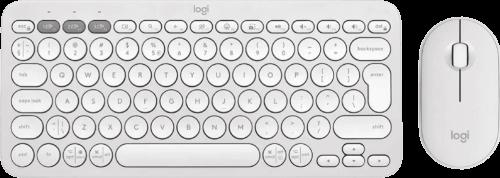 Комплект Logitech Pebble 2 Combo UA бездротовий бiлий (L920-012240)