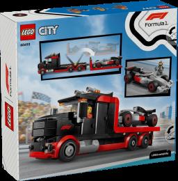 Конструктор LEGO City Вантажівка для демонстрації F1 із перегоновим автомобілем Audi F1 (60493)