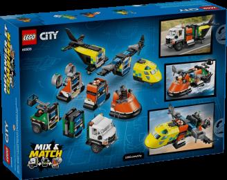 Конструктор LEGO City Ремікс літака, вантажівки та судна на повітряній подушці (60505)