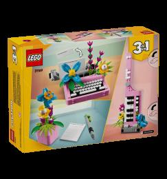 Конструктор LEGO Creator Друкарська машинка з квітами