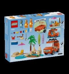 Конструктор LEGO Bluey Пляж і сімейна поїздка на автомобілі Блуї