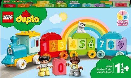 Конструктор LEGO DUPLO Потяг із цифрами – вчимося рахувати (10954)