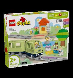 Конструктор LEGO DUPLO Town Інтерактивний пригодницький потяг