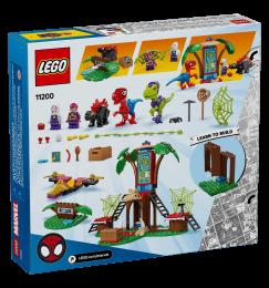 Конструктор LEGO Spidey Битва Павука та раптора Гоббі у штаб-будинку на дереві