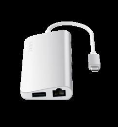 Переходник Satechi Aluminum Type-C Multimedia Adapter Silver (ST-TCMM8PAS)