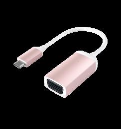 Переходник Satechi Type-C VGA Adapter Rose Gold (ST-TCVGAR)