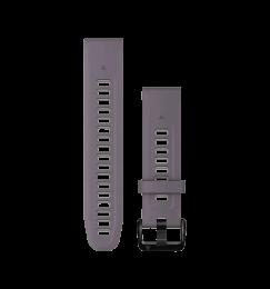 Ремінці для годинника Garmin QuickFit 20 силіконові орхідеєві/світло-пісочні
