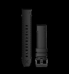 Ремінці для годинника Garmin QuickFit 22 шкіряні, Genuine Horween чорні