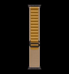 Ремінець Apple Watch Alpine Loop 49mm/45mm Tan / Black Titanium Finish Small (MYQ03)