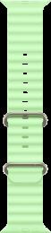 Ремінець Apple Watch Ocean Band 49mm/46mm Neon Green / Natural Titanium Finish (MGCF4)