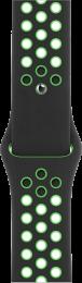 Ремінець Apple Watch Nike Sport Band 41mm Black / Lime Blast (MXQW2)
