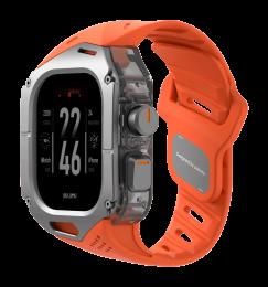 Ремінець AULUMU Titanium Cover+Orange Band  silver+orange (A01-TI-OG)