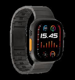 Ремінець для годинника Puro "TITAN" Titanium band Apple Watch 42-49mm PUAW44TITANBLK