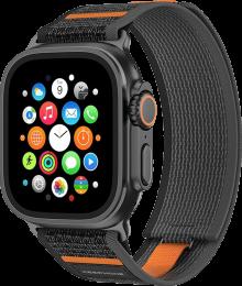 Ремінець Keephone MUSSE Apple Watch 44/45/49mm Black (KPMUSSE49BK)