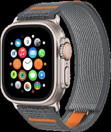 Ремінець Keephone MUSSE Apple Watch 44/45/49mm Grey (KPMUSSE49GY)