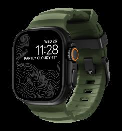 Ремінець Nomad Rocky Point Band Black Titanium Hardware Forest 46mm/49mm (NM014797858)