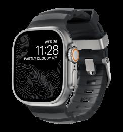 Ремінець Nomad Rocky Point Band Natural Titanium Hardware Storm 46mm/49mm (NM013596858)