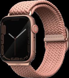 Ремінець Uniq Aspen Braided DE Apple Watch 40/38/41mm Grapefruit Pink (UNIQ-40MM-ASPPNK)