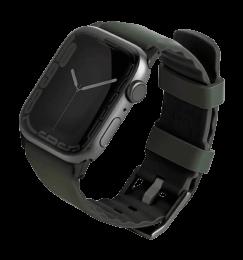 Ремінець Uniq Linus  Apple Watch 49 | 45 | 44 | 42 mm Moss Green (UNIQ-45MM-LINUSGRN)