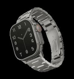 Ремінець Uniq Osta Apple Watch 49 | 45 | 44 | 42 mm Titanium Silver (UNIQ-49MM-OSTASIL)