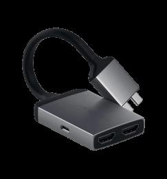 Satechi Type-C Dual HDMI Adapter Space Gray (ST-TCDHAM)