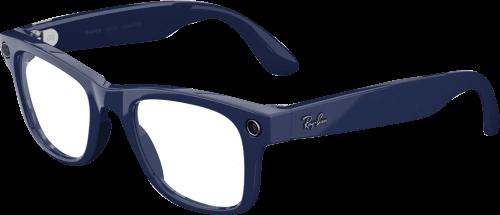 Смарт-окуляри Ray-Ban Meta Wayfarer Gen 2 Shiny Cosmic Blue/Clear Sapphire (RW4012 6628/MF 53-23)