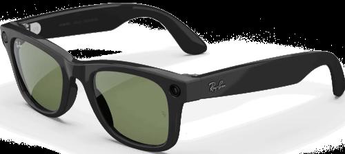 Смарт-окуляри Ray-Ban Meta Wayfarer [Gen 2] Standard Shiny Black Frame / G-15 Green Lenses (RW4012 601/71 50-22)