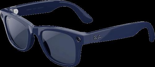 Смарт-окуляри Ray-Ban Meta Wayfarer Gen 2 Standard Shiny Cosmic Blue Frame/Clear Sapph.Trans.Lenses (RW4012 6628MF 53-22)