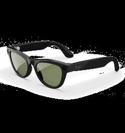 Смарт-окуляри Ray-Ban Meta Skyler Gen 2 Standard Shiny Black Frame / G-15 Green Lenses (RW4014 601/71 52-20)