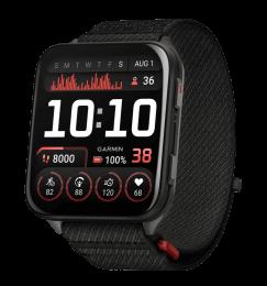 Смарт-годинник Garmin Venu X1 Black with Slate Titanium Caseback and Black ComfortFit Nylon Band (010-02980-02)