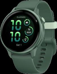 Смарт-годинник Garmin Vivoactive 6 Metallic Jasper Green with Jasper Green Band (010-02985-02/42) UA