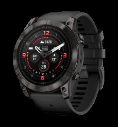 Смарт-годинник Garmin Epix Pro Gen 2 Sapphire 47mm Carbon G. DLC Tit. with Black Band (010-02803-10/11/54)