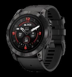 Смарт-годинник Garmin Epix Pro Gen 2 Sapphire 51mm Carbon G. DLC Tit. with Black Band (010-02804-00/01/53)