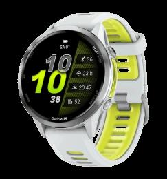 Смарт-годинник Garmin Forerunner 970 Titanium w. Whitestone Case and Whitestone/T. Amp Yellow Band (010-02969-01/11)
