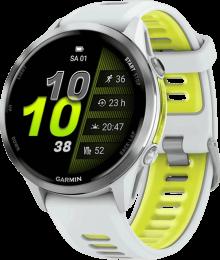 Смарт-годинник Garmin Forerunner 970 Titanium w. Whitestone Case and Whitestone/T. Amp Yellow Band (010-02969-01/11)