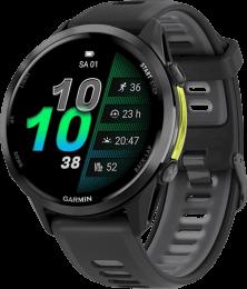 Смарт-годинник Garmin Forerunner 970 Carbon Gray DLC Titanium w. Black Case and Black/Translucent W. Band (010-02969-00/10