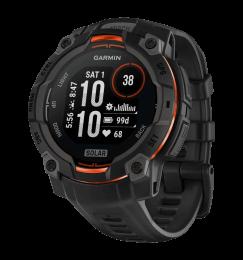Смарт-годинник Garmin Instinct 3 45mm Solar Black with Black Band (010-02934-00)