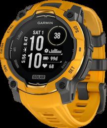 Смарт-годинник Garmin Instinct 3 45mm Solar Sunburst with Sunburst/Gray Band (010-02934-02)
