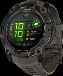 Смарт-годинник Garmin Instinct 3 50mm AMOLED Black with Charcoal Band (010-03020-00)