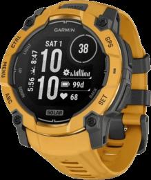 Смарт-годинник Garmin Instinct 3 50mm Solar Sunburst with Sunburst/Gray Band (010-02935-02/42)