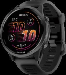 Спортивний годинник Garmin Forerunner 570  47mm Slate Grey Aluminium with Translucent Black/Black Band (010-02971-00)