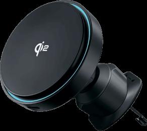 Тримач в машину з Бездротовим ЗП Proove Light Circle Qi2 15W (black)
