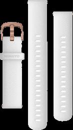 Venu 2S, 18mm Band, White+Rose Gold Band, ремінець
