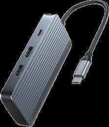 Хаб ANKER USB-C Hub - 7-in-1 - PD in 100W, 2xHDMI, 4xUSB-A (Black) (A83740A2)